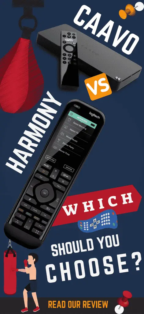 caavo vs logitech harmony elite companion
