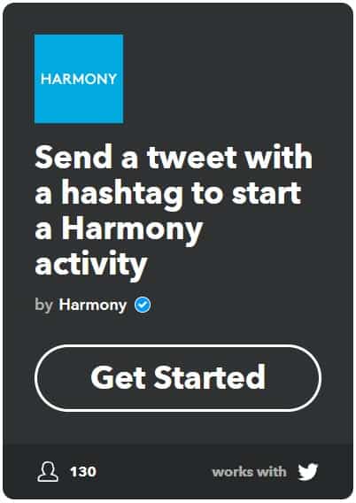 logitech harmony ifttt twitter