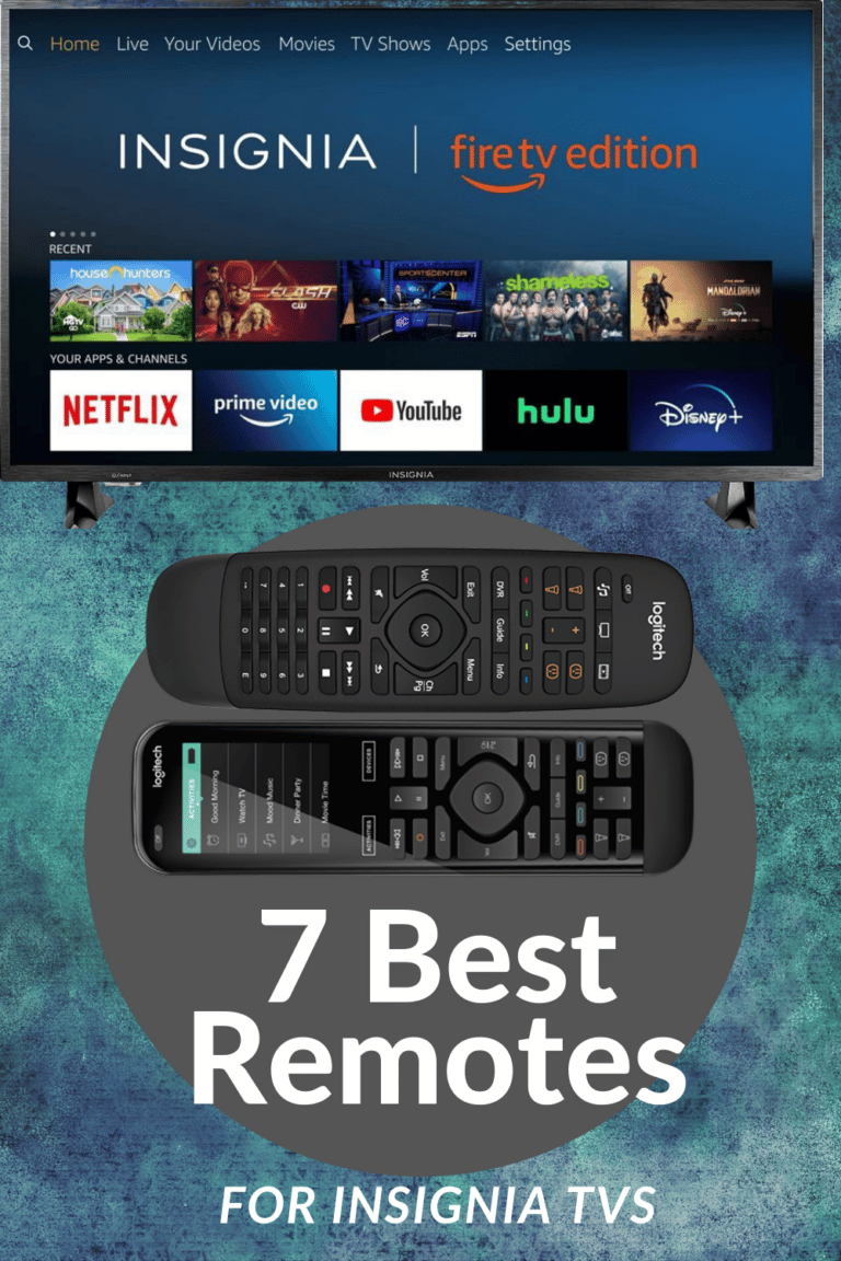 7 Best Remotes for Insignia TV [Smart TVs & Fire TV] Universal Remote