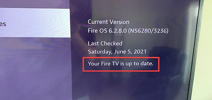 update fire tv cube firmware