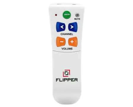 flipper big button tv remote for elderly