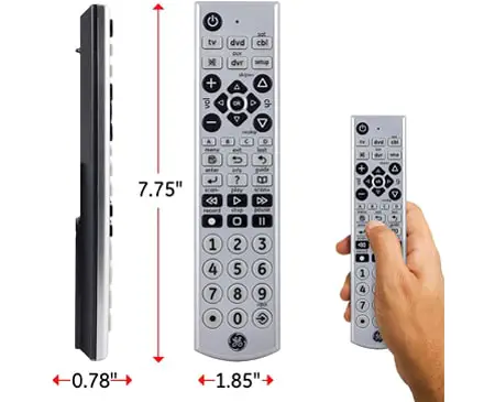 ge big button universal remote control