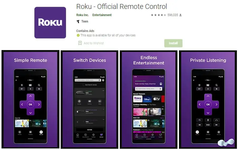 roku official remote control app