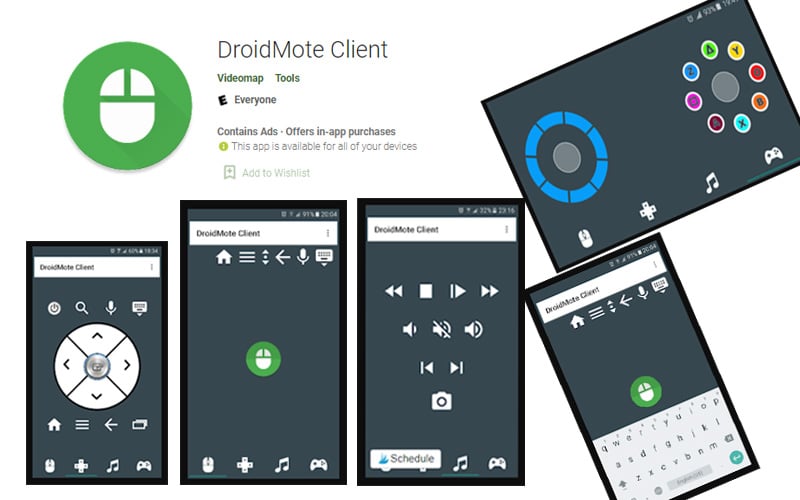 DroidMote Remote App