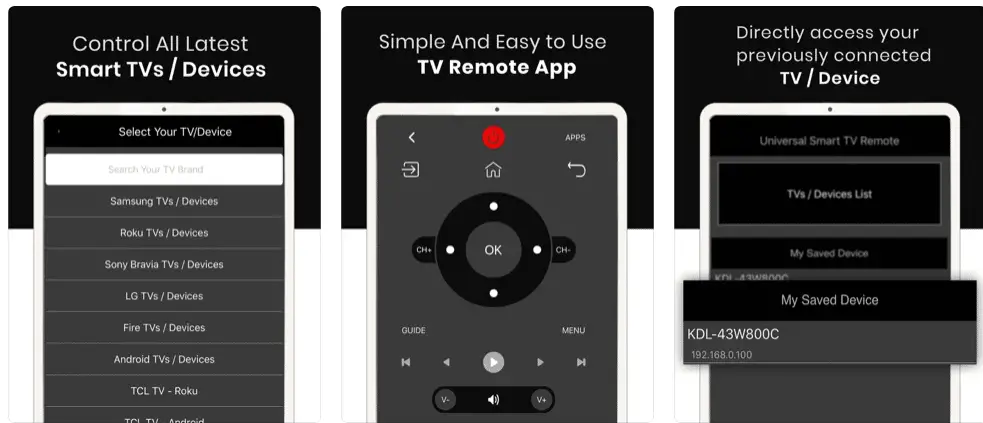 Universal Smart TV Remote