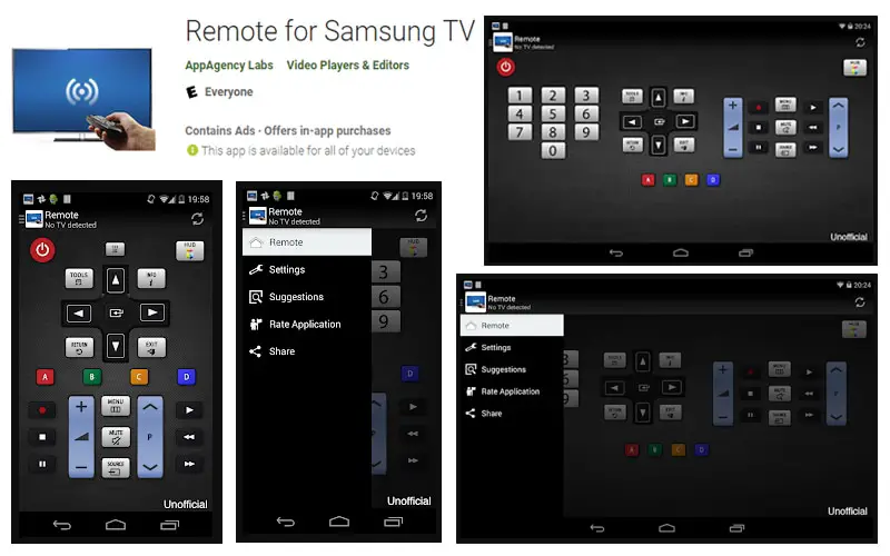 remote for samsung tv