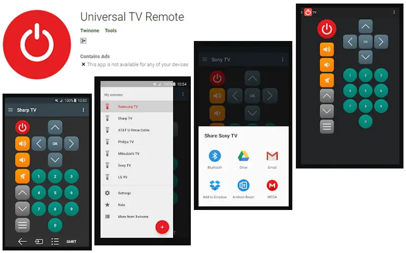 Twinone TV Remote