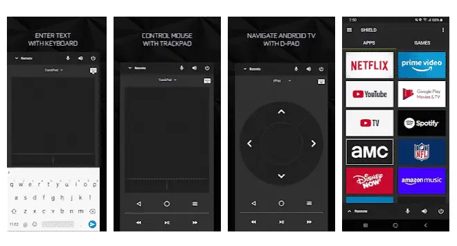 nvidia shield tv remote app