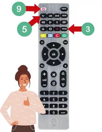 ge remote codes for lg instructions