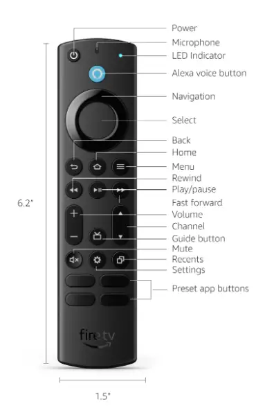 4th Gen Alexa Voice Remote