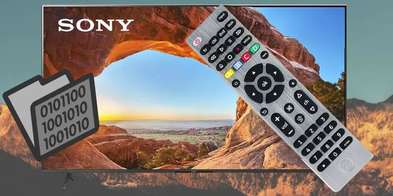 ge remote codes for sony tvs
