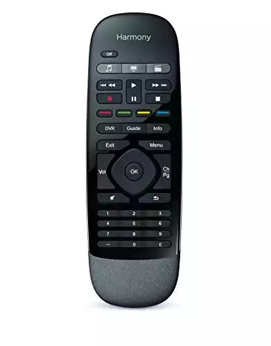 Logitech Harmony Smart Control with Smartphone App and Simple All in One Remote - Black