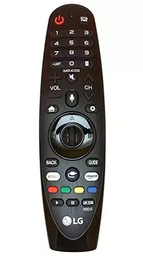 OEM LG AN-MR18BA Magic Remote Control with Netflix and Amazon Buttons Voice Mate for All 2018 4K UHD Smart LG Televisions OLED65W8PUA OLED77W8PUA OLED43W8PUA OLED49W8PUA OLED50W8PUA OLED55W8PUA