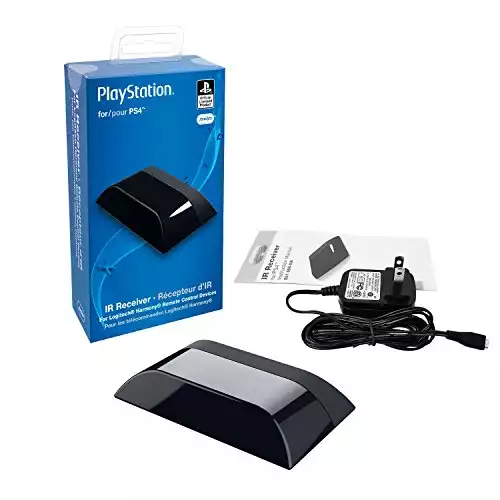 PDP Gaming IR Receiver To Use With Logitech Harmony Remote Control Devices: Black - PS5/PS4