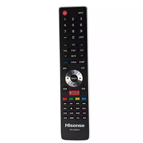 HiSense EN-33922A TV Remote Control