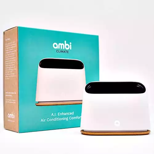 Ambi Climate 2 | Smart Air Conditioner Controller for Mini Split ACs | Smart WiFi Thermostat for Minisplit, Window & Portable AC | Compatible with Alexa, Apple Siri, Google Home, IFTTT, iOS & ...