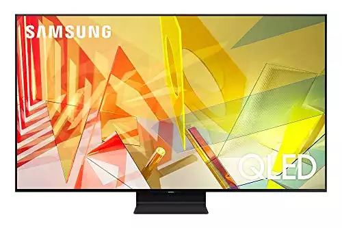 SAMSUNG 65-inch Class QLED Q90T Series - 4K UHD Direct Full Array 16X Quantum HDR 16X Smart TV with Alexa Built-in (QN65Q90TAFXZA, 2020 Model)