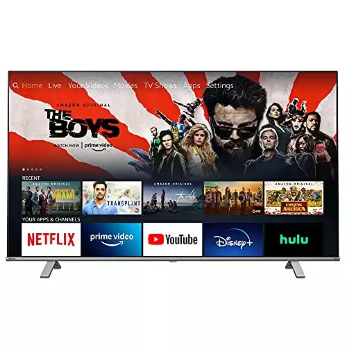 Toshiba 50-inch Class C350 Series LED 4K UHD Smart Fire TV (50C350KU, 2021 Model)