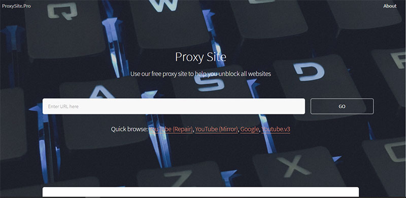 best free video proxy sites ProxySite.video