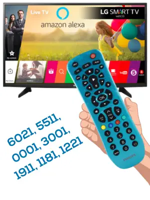 philips remote codes for LG