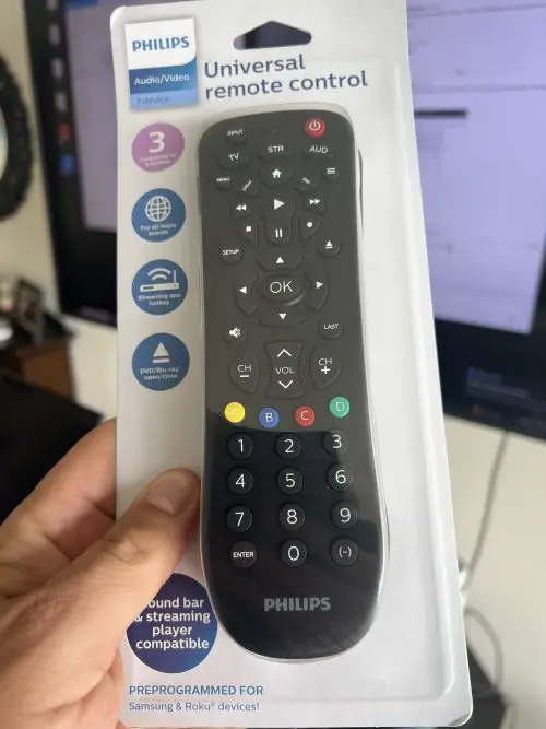 philips remote codes for roku