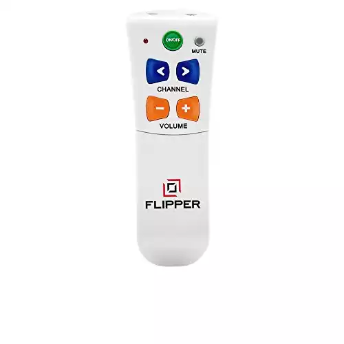 Flipper Big Button Universal TV Remote