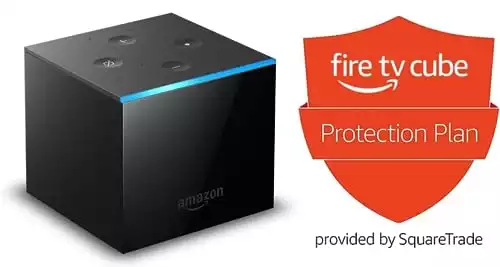 Certified Refurbished Fire TV Cube (2nd Gen), Hands-free streaming device with Alexa, 4K Ultra HD, includes 1-Year SquareTrade Warranty