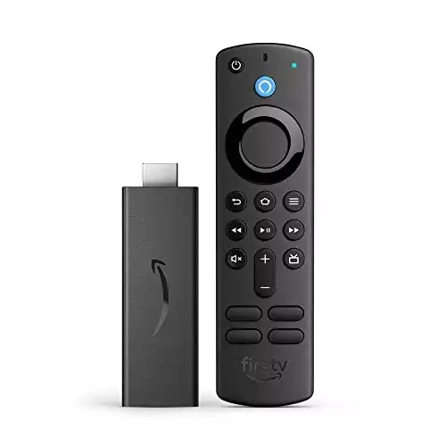Certified Refurbished Fire TV Stick with Alexa Voice Remote (includes TV controls), HD streaming device