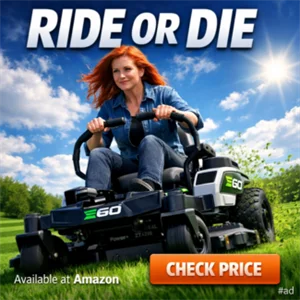 EGO ZT4204L electric rider mower